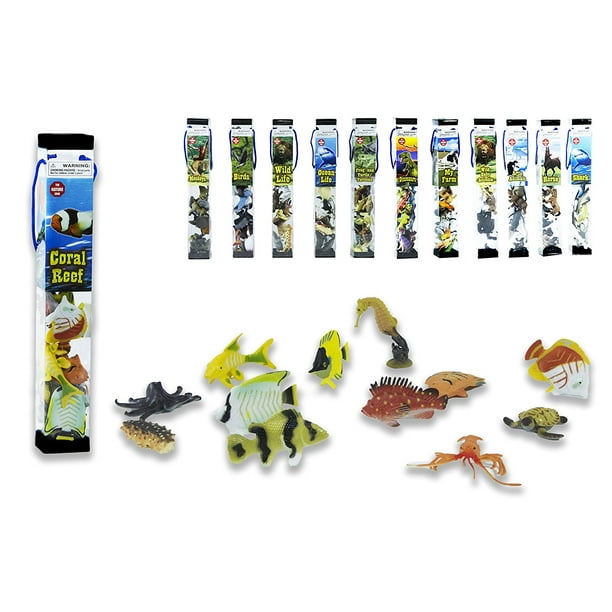 12 Piece CORAL REEF PLAYSET